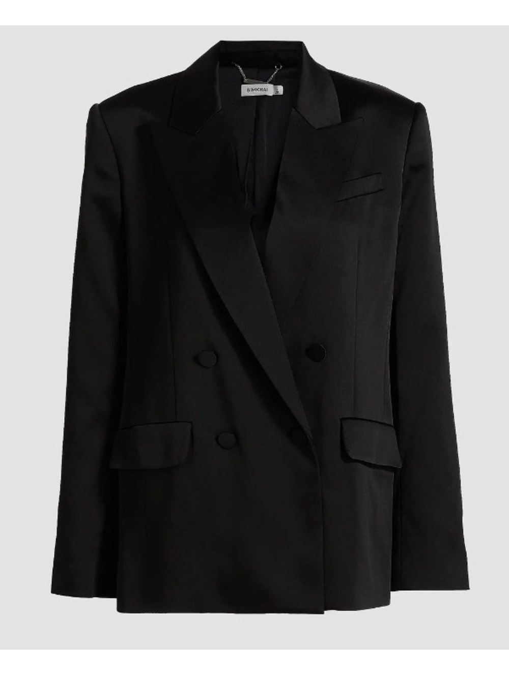 Simkhai Norah Satin Double Breasted Blazer NWT Size 6